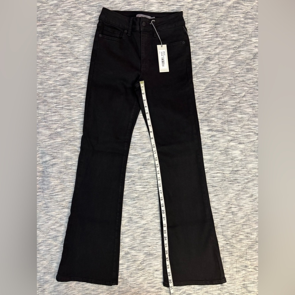 Just USA Black Mid Rise Bootcut Jean Petite Sz 27P/4P NWT | Black Bootcut Jeans- - Picture 6 of 10